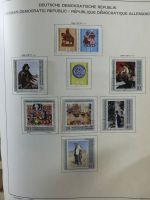 SBZ/DDR gestempelt und mit Falz besammelt im Schaubek-Album #MA204