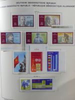 SBZ/DDR gestempelt und mit Falz besammelt im Schaubek-Album #MA204