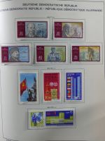 SBZ/DDR gestempelt und mit Falz besammelt im Schaubek-Album #MA204