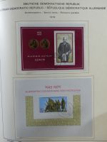 SBZ/DDR gestempelt und mit Falz besammelt im Schaubek-Album #MA204