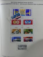 SBZ/DDR gestempelt und mit Falz besammelt im Schaubek-Album #MA204
