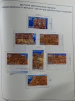 SBZ/DDR gestempelt und mit Falz besammelt im Schaubek-Album #MA204