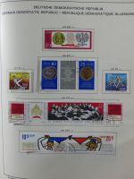 SBZ/DDR gestempelt und mit Falz besammelt im Schaubek-Album #MA204