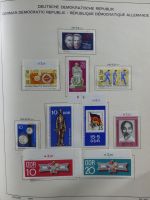 SBZ/DDR gestempelt und mit Falz besammelt im Schaubek-Album #MA204