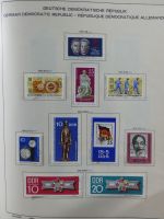 SBZ/DDR gestempelt und mit Falz besammelt im Schaubek-Album #MA204
