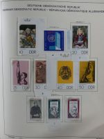 SBZ/DDR gestempelt und mit Falz besammelt im Schaubek-Album #MA204