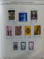 SBZ/DDR gestempelt und mit Falz besammelt im Schaubek-Album #MA204