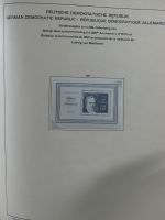 SBZ/DDR gestempelt und mit Falz besammelt im Schaubek-Album #MA204