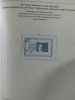 SBZ/DDR gestempelt und mit Falz besammelt im Schaubek-Album #MA204