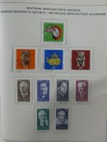SBZ/DDR gestempelt und mit Falz besammelt im Schaubek-Album #MA204