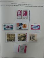 SBZ/DDR gestempelt und mit Falz besammelt im Schaubek-Album #MA204