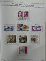 SBZ/DDR gestempelt und mit Falz besammelt im Schaubek-Album #MA204