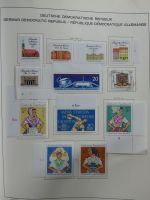 SBZ/DDR gestempelt und mit Falz besammelt im Schaubek-Album #MA204