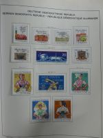 SBZ/DDR gestempelt und mit Falz besammelt im Schaubek-Album #MA204