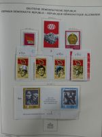SBZ/DDR gestempelt und mit Falz besammelt im Schaubek-Album #MA204