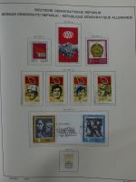 SBZ/DDR gestempelt und mit Falz besammelt im Schaubek-Album #MA204