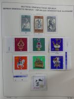 SBZ/DDR gestempelt und mit Falz besammelt im Schaubek-Album #MA204