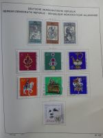 SBZ/DDR gestempelt und mit Falz besammelt im Schaubek-Album #MA204