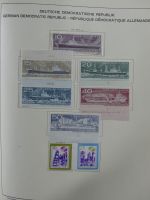 SBZ/DDR gestempelt und mit Falz besammelt im Schaubek-Album #MA204
