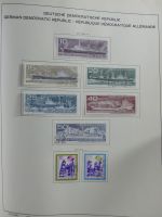 SBZ/DDR gestempelt und mit Falz besammelt im Schaubek-Album #MA204