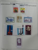 SBZ/DDR gestempelt und mit Falz besammelt im Schaubek-Album #MA204