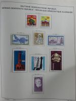 SBZ/DDR gestempelt und mit Falz besammelt im Schaubek-Album #MA204