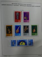 SBZ/DDR gestempelt und mit Falz besammelt im Schaubek-Album #MA204