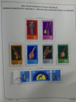 SBZ/DDR gestempelt und mit Falz besammelt im Schaubek-Album #MA204