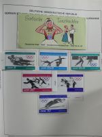 SBZ/DDR gestempelt und mit Falz besammelt im Schaubek-Album #MA204