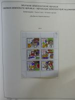 SBZ/DDR gestempelt und mit Falz besammelt im Schaubek-Album #MA204