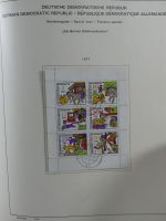 SBZ/DDR gestempelt und mit Falz besammelt im Schaubek-Album #MA204