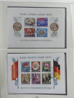 DDR ab Anfängen gestempelt besammelt in 6 Lindner-Alben #MA210