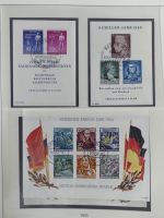 DDR ab Anfängen gestempelt besammelt in 6 Lindner-Alben #MA210