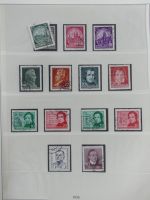 DDR ab Anfängen gestempelt besammelt in 6 Lindner-Alben #MA210