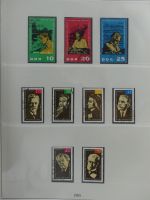 DDR ab Anfängen gestempelt besammelt in 6 Lindner-Alben #MA210