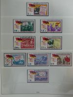 DDR ab Anfängen gestempelt besammelt in 6 Lindner-Alben #MA210