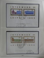 DDR ab Anfängen gestempelt besammelt in 6 Lindner-Alben #MA210