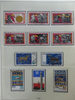 DDR ab Anfängen gestempelt besammelt in 6 Lindner-Alben #MA210