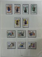 DDR ab Anfängen gestempelt besammelt in 6 Lindner-Alben #MA210