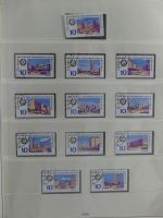 DDR ab Anfängen gestempelt besammelt in 6 Lindner-Alben #MA210