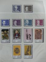 DDR ab Anfängen gestempelt besammelt in 6 Lindner-Alben #MA210