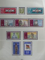 DDR ab Anfängen gestempelt besammelt in 6 Lindner-Alben #MA210