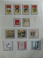 DDR ab Anfängen gestempelt besammelt in 6 Lindner-Alben #MA210