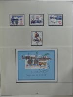 DDR ab Anfängen gestempelt besammelt in 6 Lindner-Alben #MA210