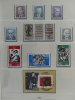 DDR ab Anfängen gestempelt besammelt in 6 Lindner-Alben #MA210