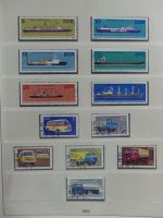 DDR ab Anfängen gestempelt besammelt in 6 Lindner-Alben #MA210