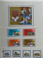 DDR ab Anfängen gestempelt besammelt in 6 Lindner-Alben #MA210