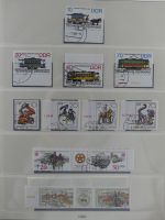 DDR ab Anfängen gestempelt besammelt in 6 Lindner-Alben #MA210