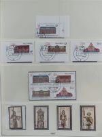 DDR ab Anfängen gestempelt besammelt in 6 Lindner-Alben #MA210