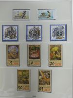 DDR ab Anfängen gestempelt besammelt in 6 Lindner-Alben #MA210